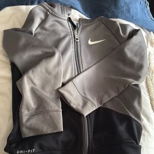 Nike Gray and Black Performance Jacket